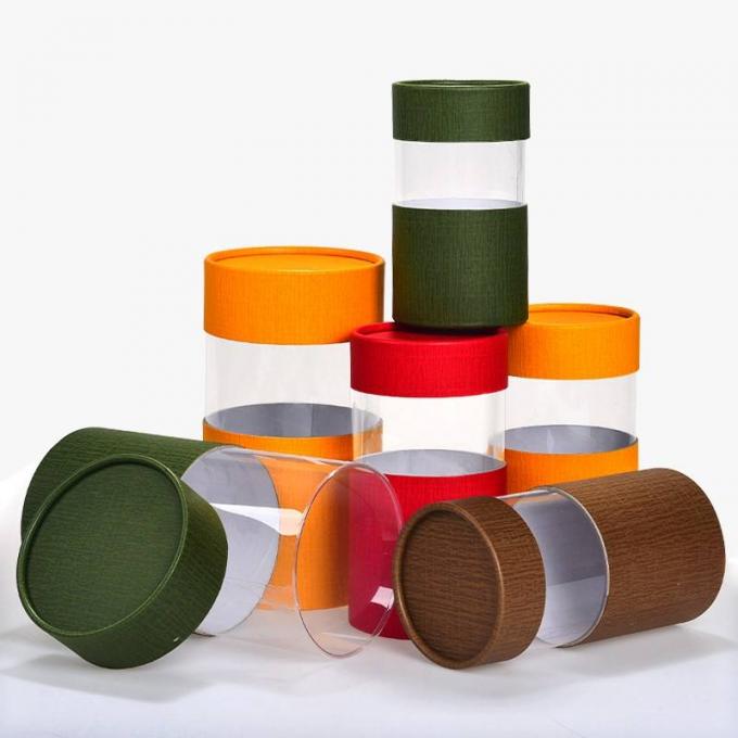 Blasen-Pappschachtel mit klarem Fenster, heiße stempelnde Fenstergeschenkboxen ODM 4