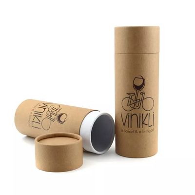 Kundenspezifisches Wein-Papprohr-Verpacken rundes Kraftpapier-Lebensmittelrohr