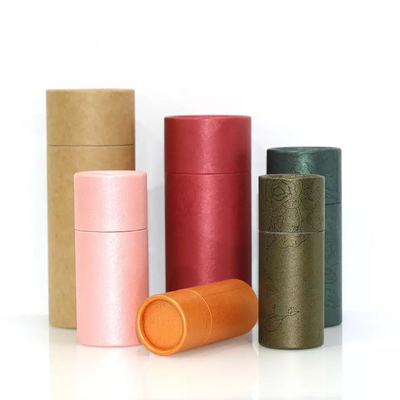 Papierröhrchen für ätherische Öle in mehreren Größen CMYK-Kosmetik-Lebensmittelpapier-Verpackungsröhrchen