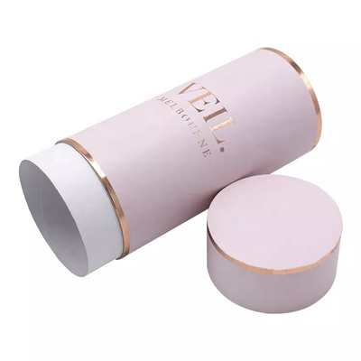 Kundenspezifischer Druck-Logo Round Cylinder Container Eco freundlich für Kleiderschleier