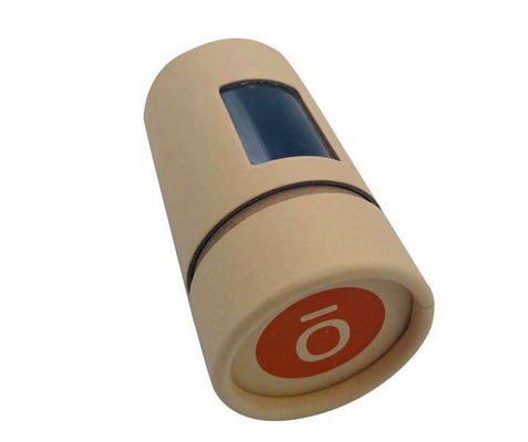 Papierröhrenverpackung Flexo mit Fenster, 2mm klares Blumenkasten-Verpacken