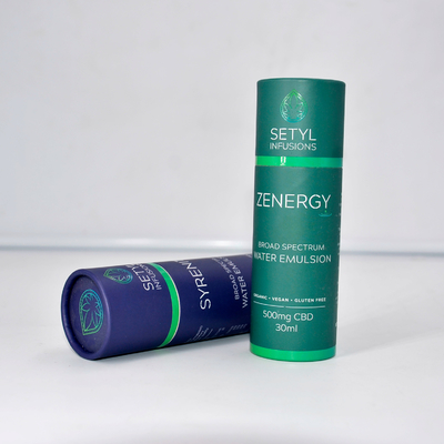 30 ml CBD ätherisches Öl Tube Verpackung Umweltfreundlicher Zylinder für Kosmetikflaschen