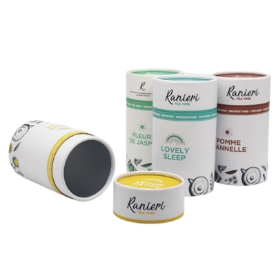 Teerohrverpackung Runde Behälter aus Aluminiumfolie für Lebensmittelverpackungen für Süßigkeiten und Schokolade