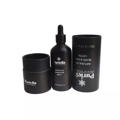 100 ml ätherisches Öl Flasche Verpackung Papierrohr runder Behälter für Kosmetik