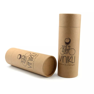 Kundenspezifisches Wein-Papprohr-Verpacken rundes Kraftpapier-Lebensmittelrohr