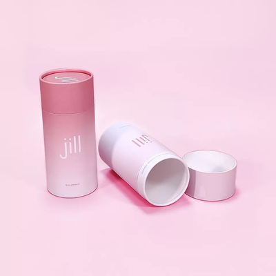 Lippenstift-Verpackungszylinder-Papierkasten, freundliche kosmetische Behälter CMYK Eco