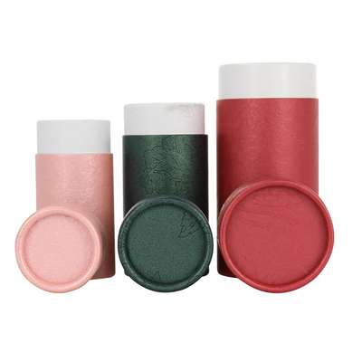 Papierröhrchen für ätherische Öle in mehreren Größen CMYK-Kosmetik-Lebensmittelpapier-Verpackungsröhrchen