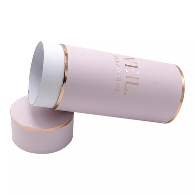 Kundenspezifischer Druck-Logo Round Cylinder Container Eco freundlich für Kleiderschleier