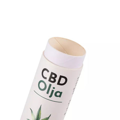 10ml CBD Ätherisches Öl Runde Papierröhrchen Verpackung Kosmetische Zylinderröhrchen Verpackung