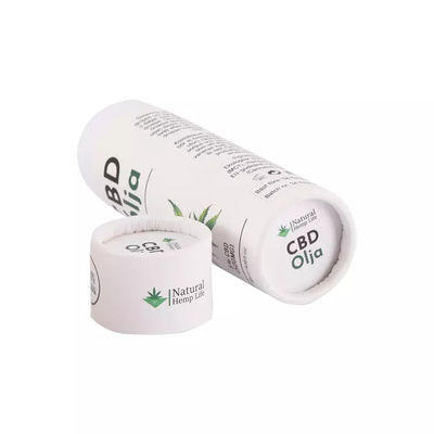 10ml CBD Ätherisches Öl Runde Papierröhrchen Verpackung Kosmetische Zylinderröhrchen Verpackung