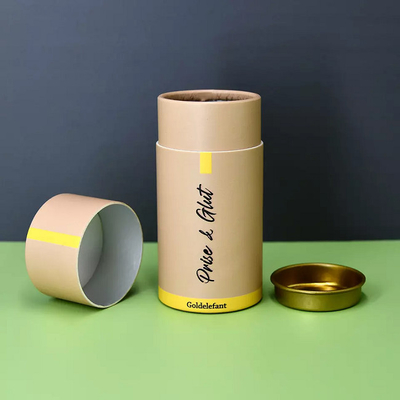 Luftdichter Tee-Papier-Rohr-Behälter, kosmetisches Zylinder-Rohr-Verpacken