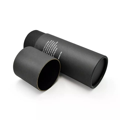 Recyclebare schwarze Kraftpapier-kleine runde Pappverpackenverschickender Behälter