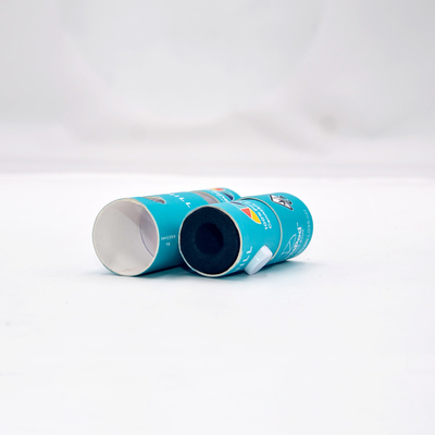 Custom Vape Kindersichere Papierverpackung Kleine runde Papierröhre mit durchsichtigem Fenster