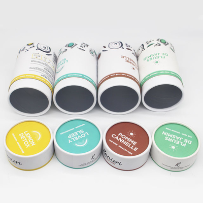 Teerohrverpackung Runde Behälter aus Aluminiumfolie für Lebensmittelverpackungen für Süßigkeiten und Schokolade