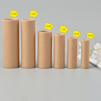 Biologisch abbaubare Pappröhren Plasticfree, 21mm Pappröhre-Geschenkbox