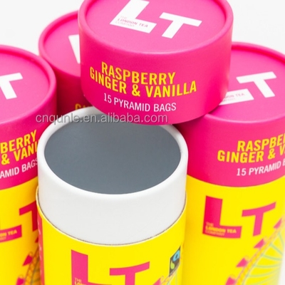 Recyclebarer Papierrohr-Tee, der 63mm Durchmesser-Offsetdruck verpackt