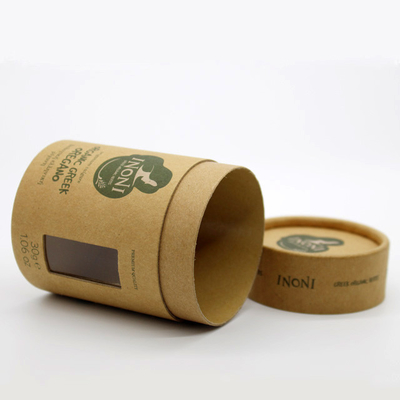 Kraftpapier-Kosmetikverpackung für ätherisches CBD-Öl Bio-Kräuter-Rundrohr