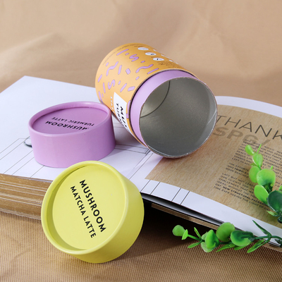 Luftdichte Lebensmittelpapierrohr-Verpackungspapier-Verbunddosen für Kaffee-Protein-Pulver-Tee