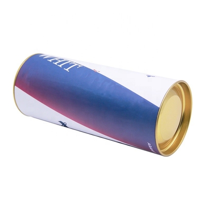 Metalldeckel-Geschenkbox für Drucken Champagne Bottle Biodegradables CMYK