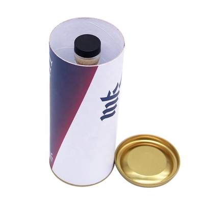 Metalldeckel-Geschenkbox für Drucken Champagne Bottle Biodegradables CMYK