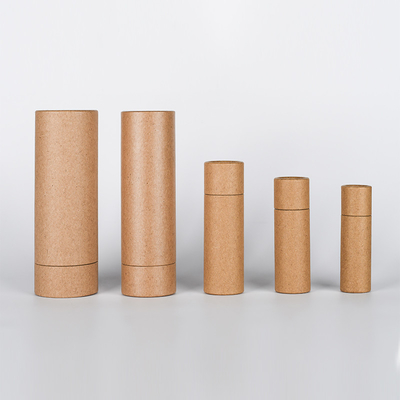 Drücken Sie sich Eco freundliches verpackendes Kraftpapier hoch, bedecken Sie biologisch abbaubare Chapstick-Rohre mit Blasen