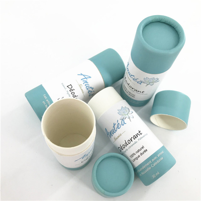 Deodorant-Push-Up-Röhrchen mit individuellem Druck Biologisch abbaubare Verpackung für Körperbalsam