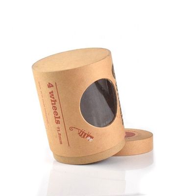 Biologisch abbaubare Pappschachtel mit Plastikfenster-glattem lamelliertem Multifunktions