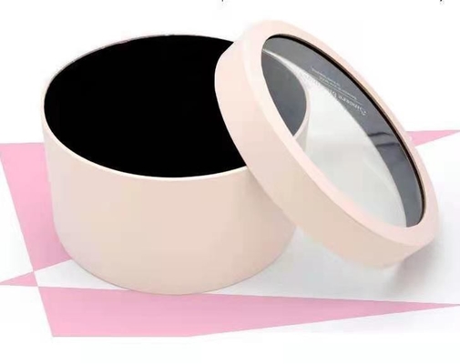 Flower Tube Box Packaging Round Top Window Zylinder Elegante Geschenkbox