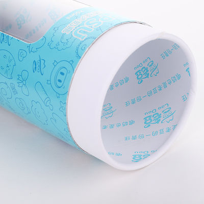 Papierröhrenverpackung 100ml mit Fenster, Prägungspvc-Fenster-Papier-Kasten