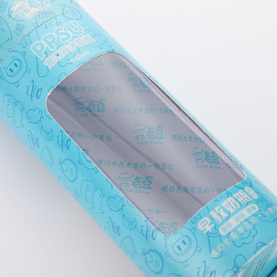 Papierröhrenverpackung 100ml mit Fenster, Prägungspvc-Fenster-Papier-Kasten