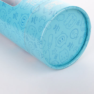 Papierröhrenverpackung 100ml mit Fenster, Prägungspvc-Fenster-Papier-Kasten