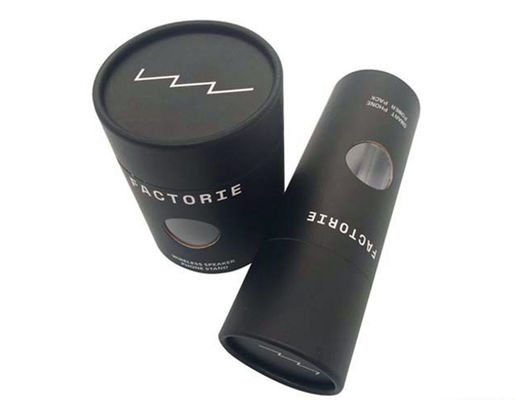 Papierröhrenverpackung Flexo mit Fenster, 2mm klares Blumenkasten-Verpacken