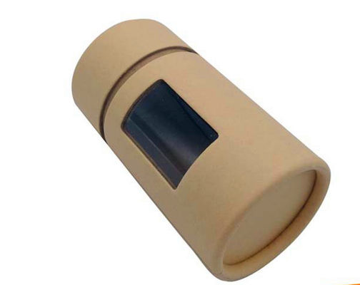 Papierröhrenverpackung Flexo mit Fenster, 2mm klares Blumenkasten-Verpacken